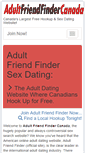 Mobile Screenshot of adultfriendfinder.ca